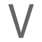 Letter V